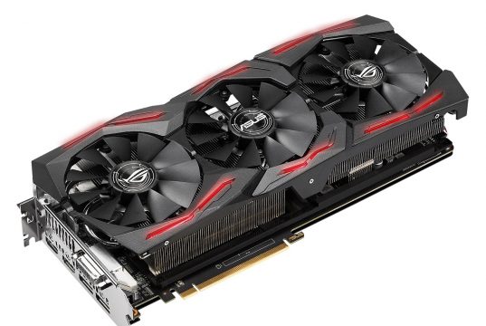 Представлена видеокарта Asus ROG Strix RX VEGA64 OC Edition