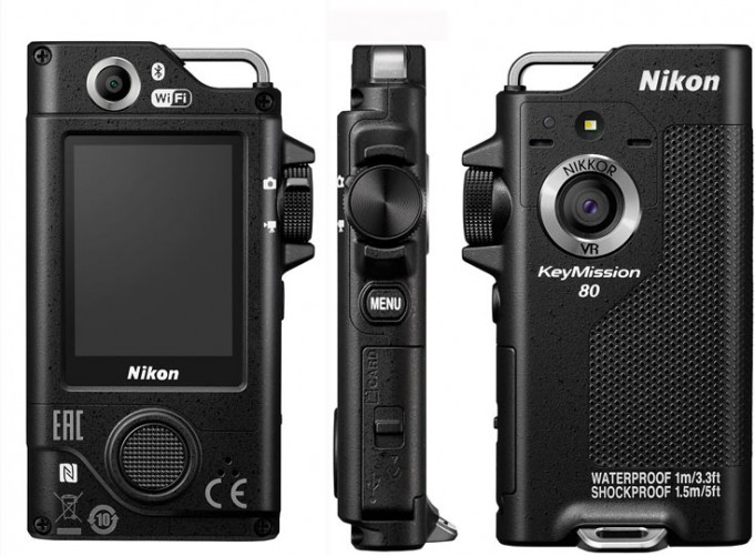 Серию экшн-камер Nikon пополнили модели KeyMission 170 и KeyMission 80